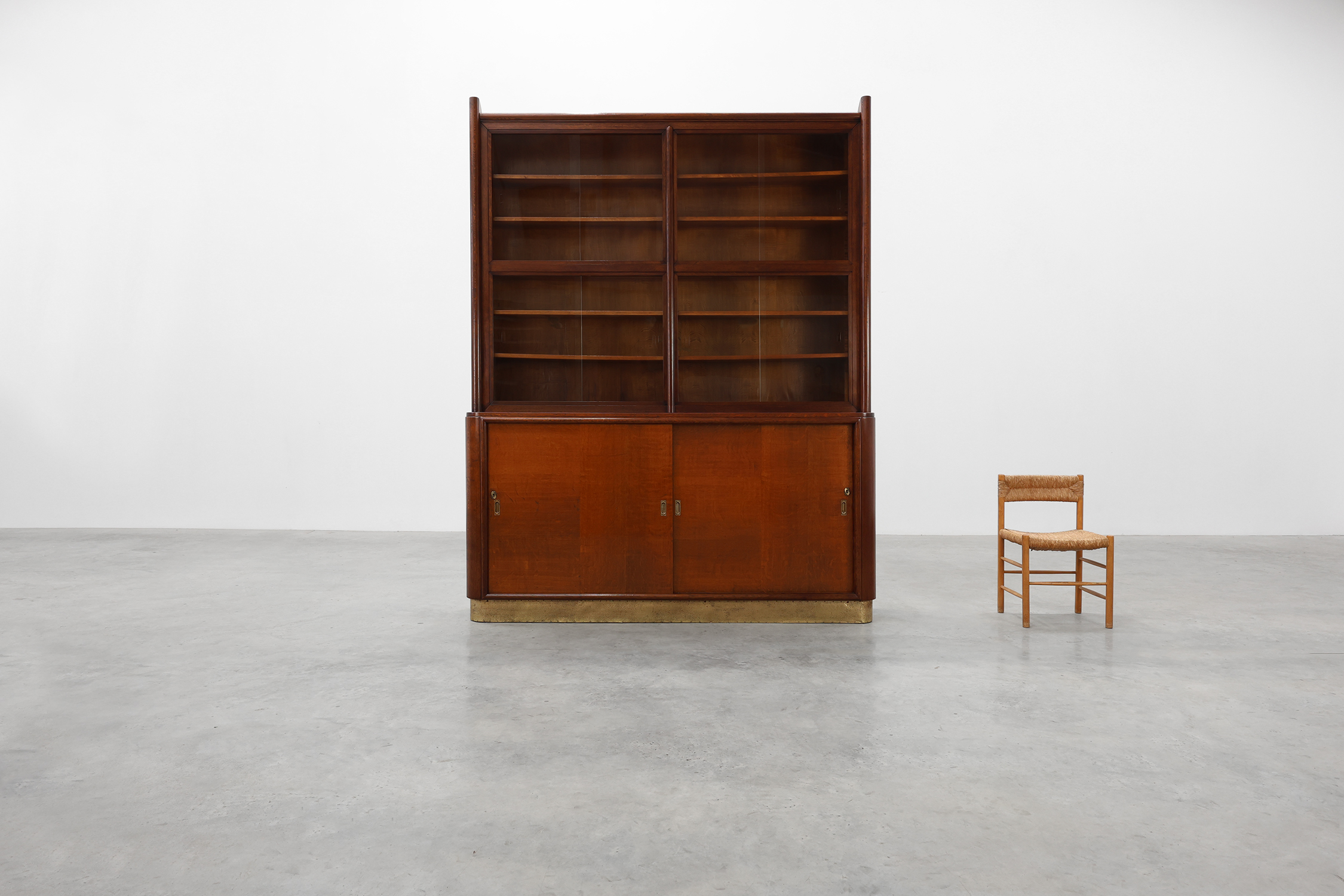 Large Art Deco Apothecary Cabinet Attr. to De Coene, Belgium ca. 1920thumbnail